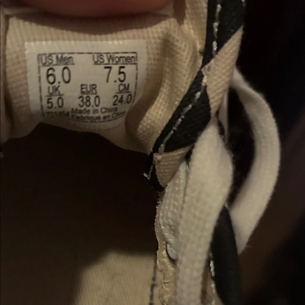 Vans Black and White Checkered Women's Shoes - Picture 5 of 5